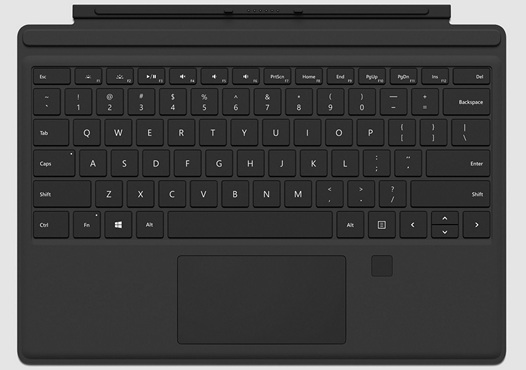 Чехол-клавиатуру Type Cover со сканером отпечатков пальцев для планшетов Surface Pro 4 можно будет купить в Европе уже в середине марта