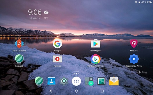 Лончер Microsoft Arrow Launcher для Android обновился получив поддержку планшетов и прочие новые функции и возможности