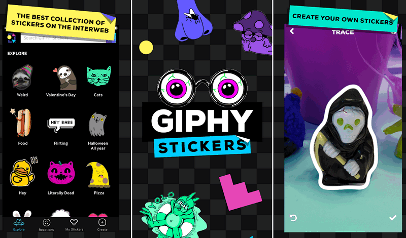 Программы для мобильных. GIPHY Stickers - несметное количество стикеров для общения с друзьями, коллегами и знакомыми