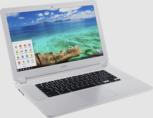 Acer Chromebook 15 (CB5-571) и еще шесть моделей хромбуков получили официальную поддержку запуска Android приложений