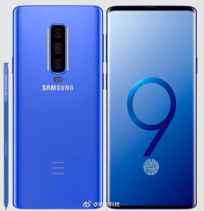 Samsung Galaxy Note 9 получит тройную камеру и сканер отпечатка пальцев в дисплее?