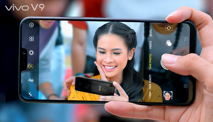 Vivo V9. Смартфон среднего уровня с экраном как у iPhone X: технические характеристики, цена и первое рекламное видео 