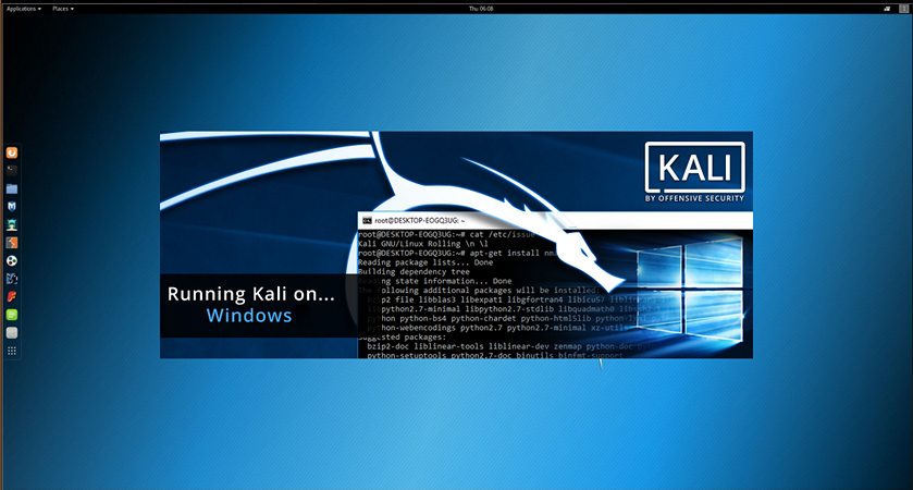 Kali Linux уже можно скачать из магазина приложений Microsoft