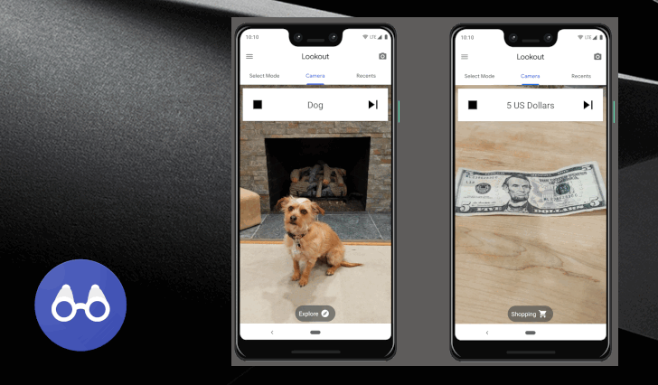 Новые приложения для Android. Lookout поможет людям с серьезными нарушениями зрения узнать, что находится рядом с ними