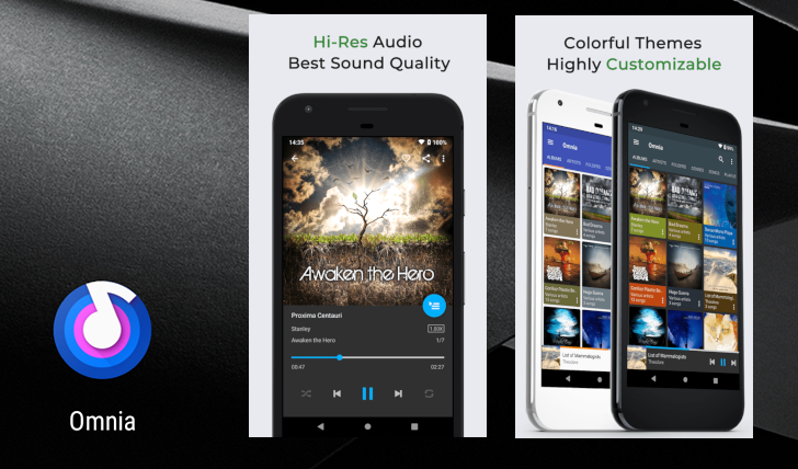 Новые приложения для Android. Omnia Music Player — симпатичный аудио плеер с поддержкой Android Auto и Google Cast 