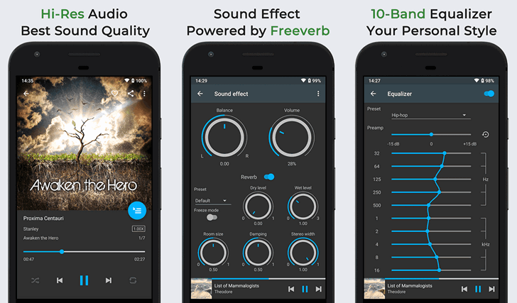 Новые приложения для Android. Omnia Music Player — симпатичный аудио плеер с поддержкой Android Auto и Google Cast 