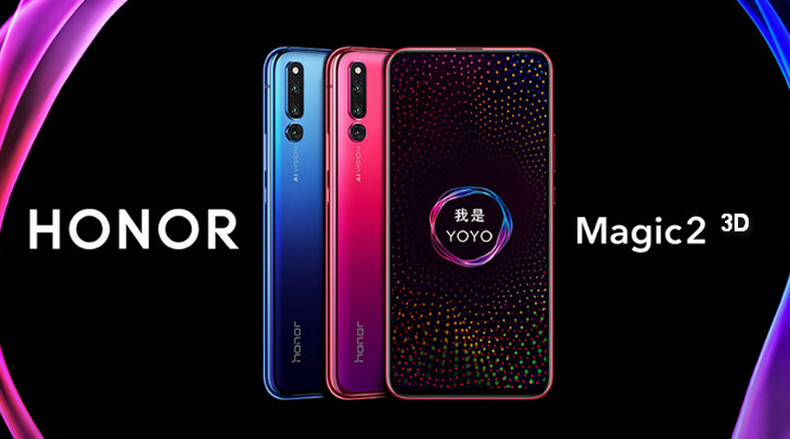 Honor Magic 2 3D. Обновленная версия прошлогоднего флагманского слайдера с фронтальной камерой умеющей сканировать лица в трехмерном виде