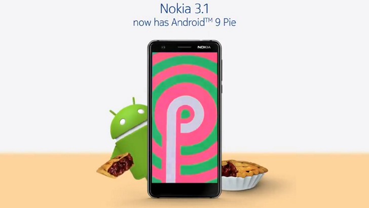 Nokia 3.1 получил обновление Android 9 Pie