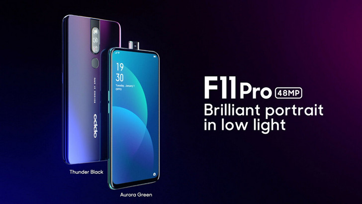 Oppo F11 Pro официально: 48-Мп основная камера, выдвижная селфии-камера и неплохая батарея