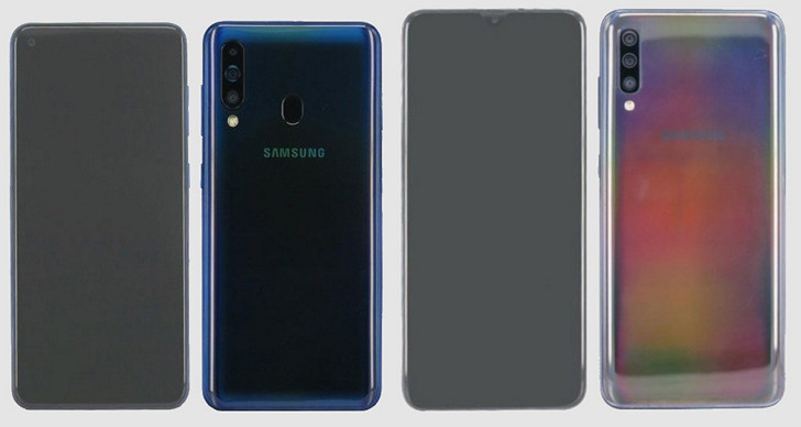 Samsung Galaxy A60 и Galaxy A70. Технические характеристики и фото смартфонов с сайта TENAA