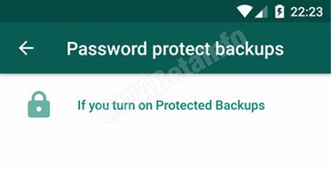 WhatsApp получит возможность защиты  резервных копий чатов с помощью пароля