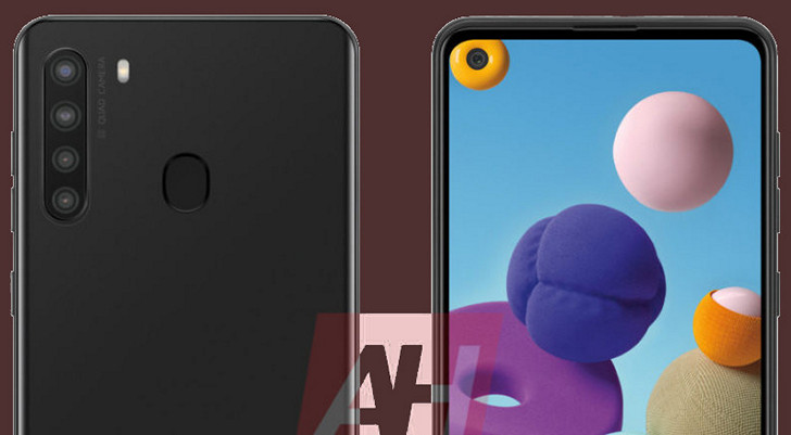 Galaxy A21. Недорогой смартфон Samsung с Infinity-O дисплеем на качественных изображениях Galaxy A21. Недорогой смартфон Samsung с Infinity-O дисплеем на качественных изображениях