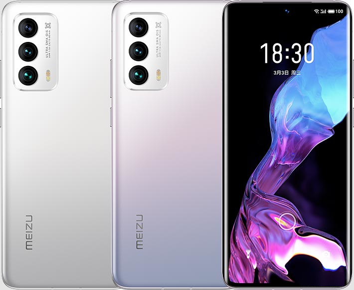 Meizu 18 и Meizu 18 Pro. Базовая и улучшенная версия флагмана с процессором Snapdragon 888, дисплеем QHD+ разрешения, камерой с телеобъективом и возможностью использования в качестве автомобильного ключа