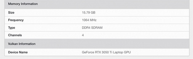 Mi Notebook Pro 2021 получит видеоадаптер Nvidia GeForce RTX 3050 Ti