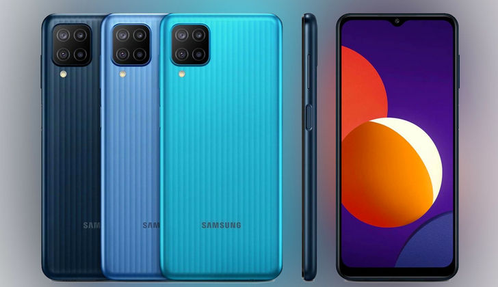 Galaxy F02s и Galaxy F12.