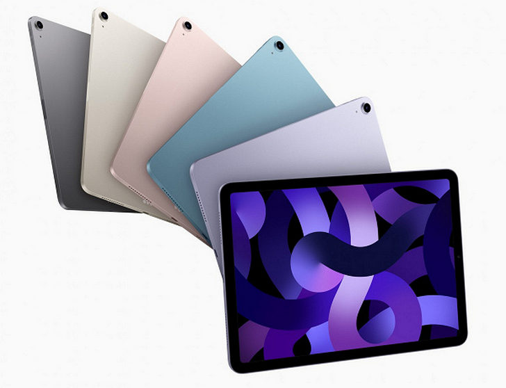 Новый iPad Air получил процессор Apple M1, USB-C порт и встроенный 5G модем с eSIM