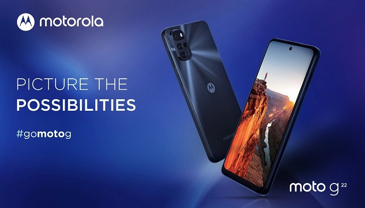 Motorola Moto G22 получил экран с частотой обновления 90 Гц, 50-Мп камеру, аккумулятор с емкостью 5000 мАч и цену 170 евро