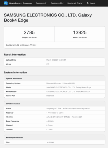 Samsung Galaxy Book4 Edge