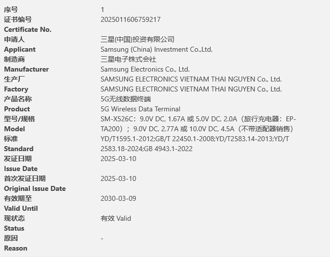 Samsung Galaxy Tab S10 FE и S10 FE+ получили сертификацию 3C: что известно о новых планшетах?