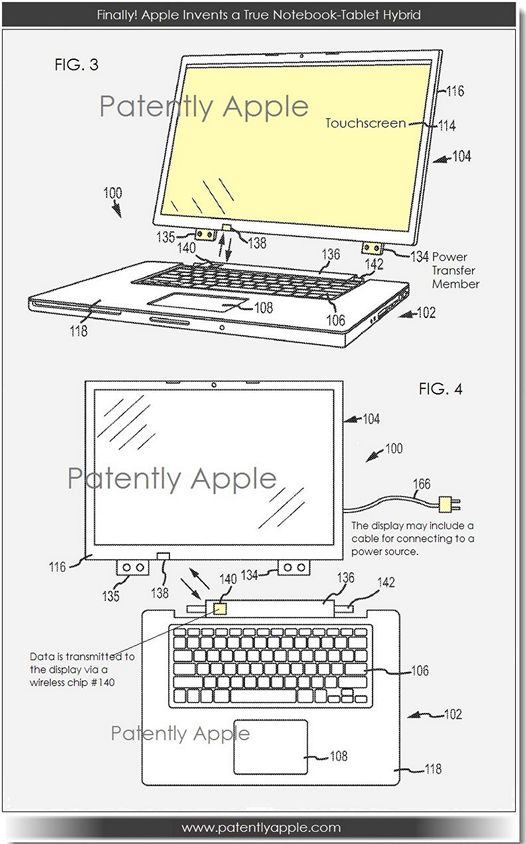 гибрид планшета и ноутбука Apple