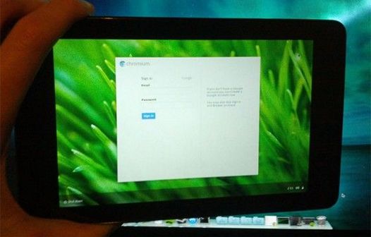Crome OS на планшете Nexus 7