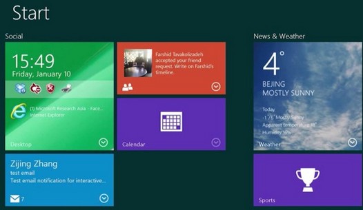 Microsoft планирует улучшить плиточный интерфейс Windows (Видео)