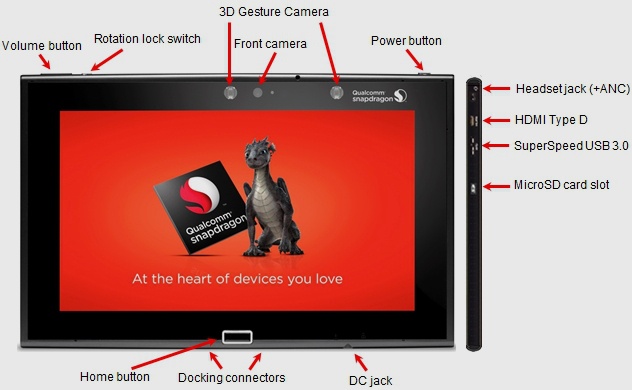 Планшет Qualcomm с чипом Snapdragon 805 для разработчиков