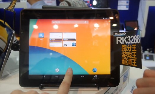 Rockchip RK3288. Демонстрация возможностей чипа: Android планшеты со временем загрузки 8 секунд и телевизионные приставки с Chromium OS (Видео)