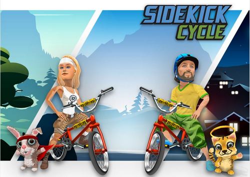 Игры для планшетов. Sidekick Cycle. Одна из популярных на iOS  устройствах гонок теперь доступна и на Android устройствах