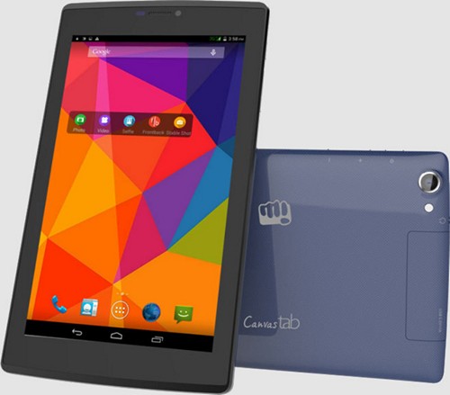 Micromax Canvas Tab P480. Компактный Android планшетофон по цене от $109.