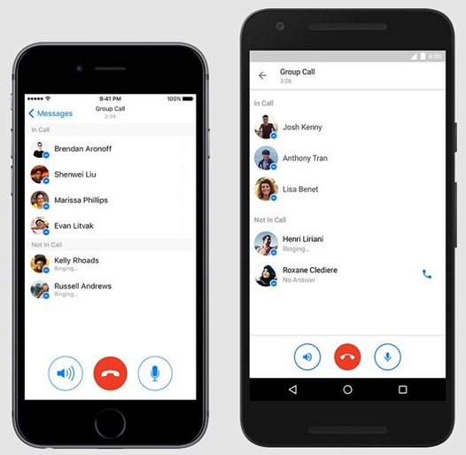 Программы для мобильных. Facebook Messenger получил возможность совершения групповых звонков
