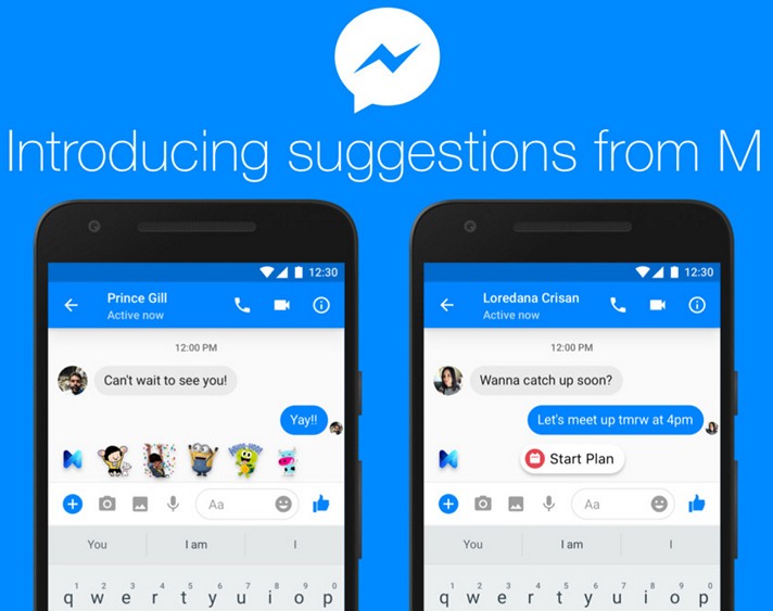 Facebook Messenger получил персональный помощник с лаконичным наименованием “M”