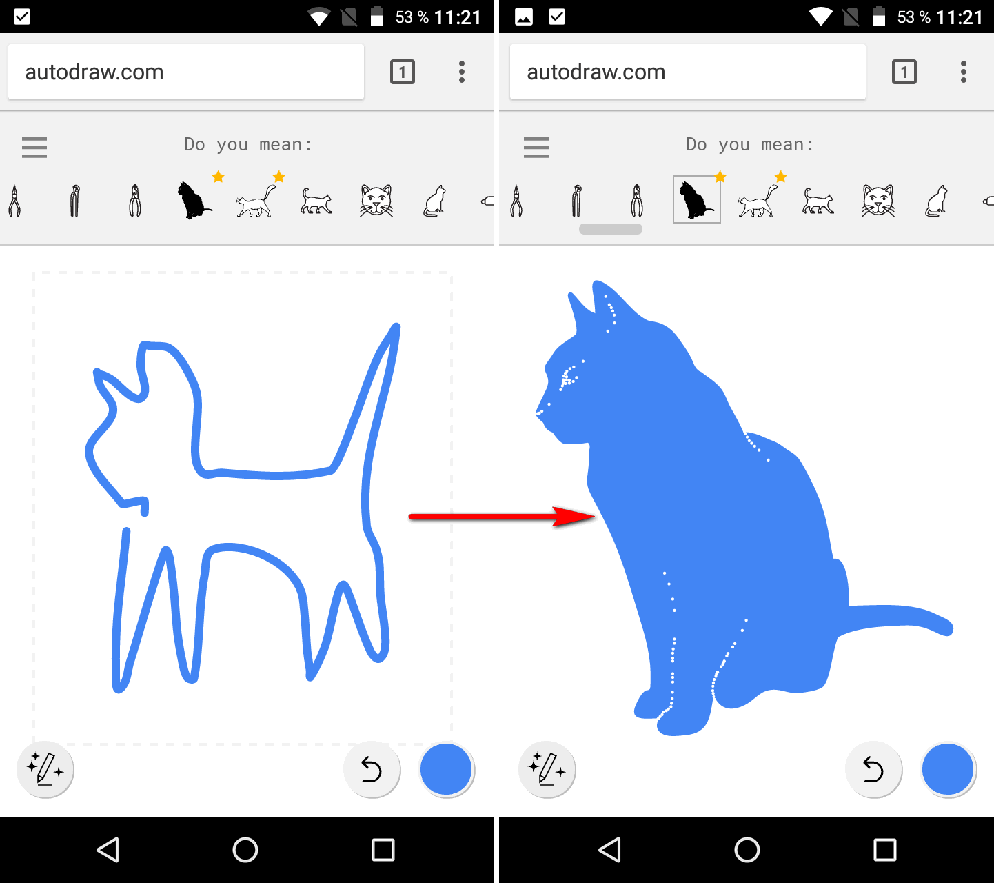 AutoDraw – Новый интеллектуальный инструмент Google для рисования, который поможет любому из нас почувствовать себя художником