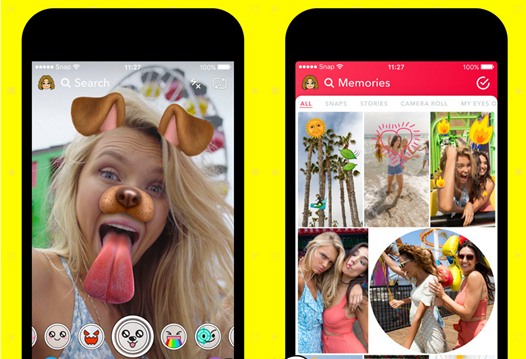 Программы для мобильных. Мессенджер Snapchat получил новые линзы