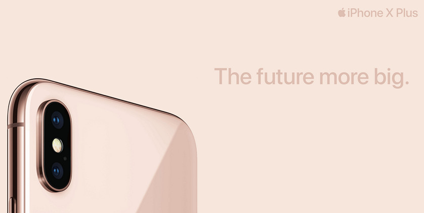 iPhone X Plus: Более крупная и более мощная версия юбилейного айфона засветилась на первых рекламных постерах