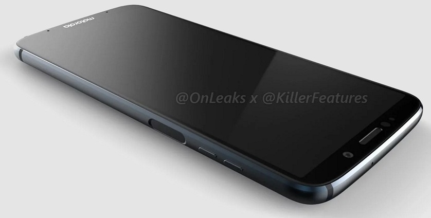 Moto Z3 Play. Так будет выглядеть смартфон со сканером отпечатков пальцев на боковом торце корпуса (Видео)