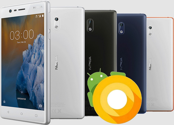 Nokia 3. Обновление Android Oreo для этой модели выпущено и начинает поступать на смартфоны