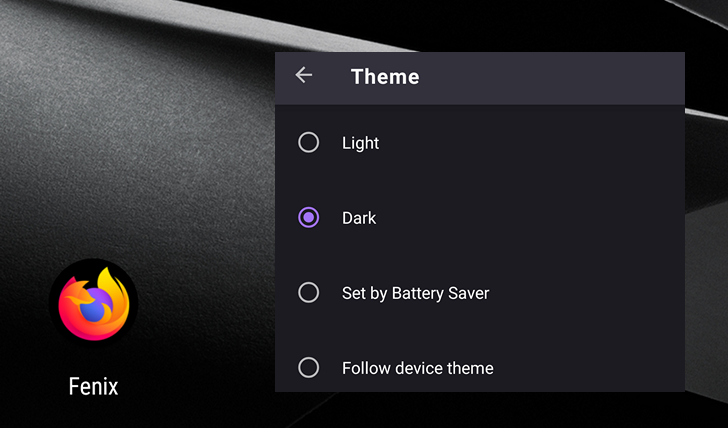 Новые приложения для Android. Fenix – экспериментальный браузер Mozilla для Android получил темную тему
