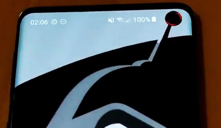 Новые приложения для Android. Holey Light – индикатор уведомления в виде анимированного кольца вокруг отверстия для фронтальной камеры смартфонов Samsung Galaxy S10