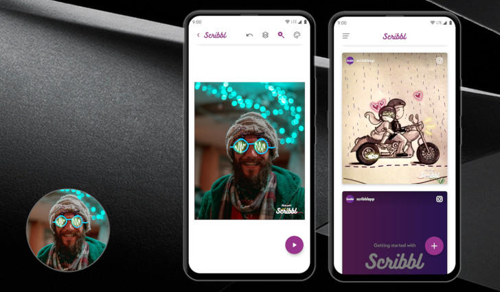 Новые приложения для Android. Scribbl оживит ваши изображения для размещения в социальных сетях