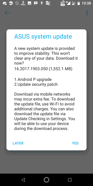 Обновление Android 9 Pie для Asus Zenfone Max Pro M1 и Zenfone Max M2 выпущено
