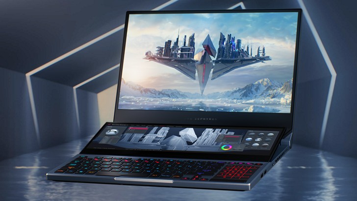 ASUS ROG Zephyrus Duo 15. Игровой ноутбук на базе процессора Intel Core 10-го поколения