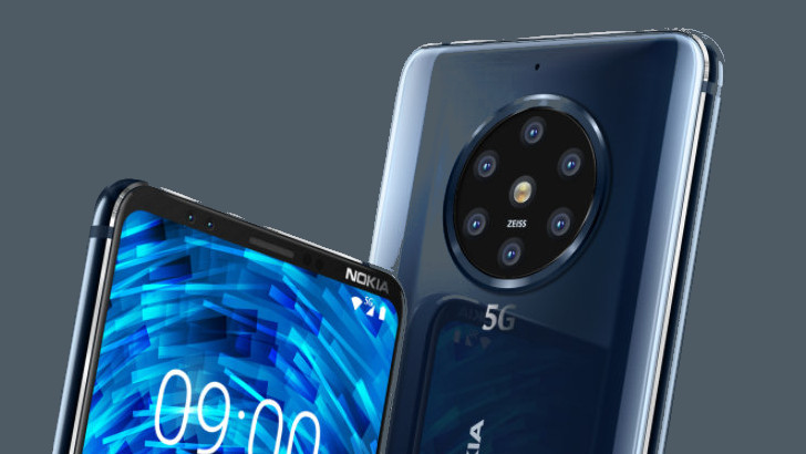 Nokia 9.3 PureView получит дисплей с частотой обновления 120 Гц и подэкранную фронтальную камеру?