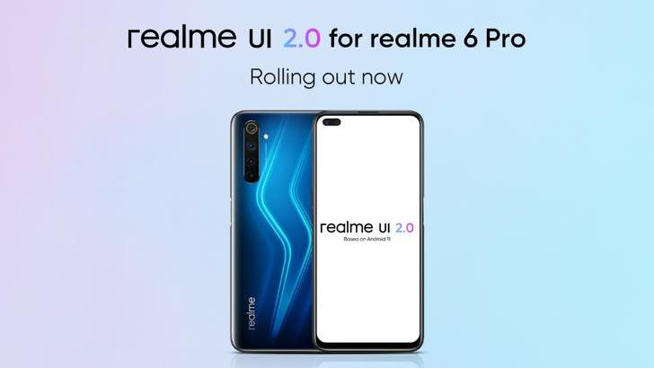 Обновление Android 11 для Realme 6 Pro и Realme 7 Pro в составе Realme UI 2.0 выпущено и начинает поступать на смартфоны