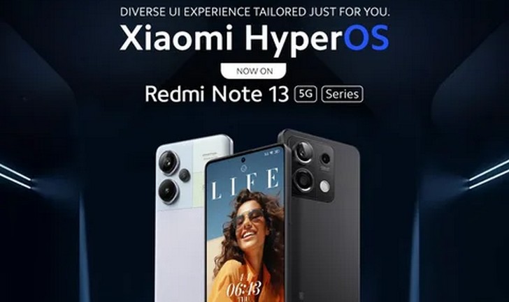 Обновление HyperOS для Redmi Note 13 5G, Redmi Note 13 Pro 5G и Redmi Note 13 Pro Plus 5G выпущено и начало поступать на смартфоны
