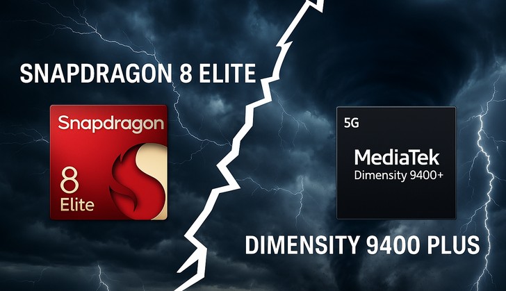 Dimensity 9400+ против Snapdragon 8 Elite: битва титанов из мира процессоров