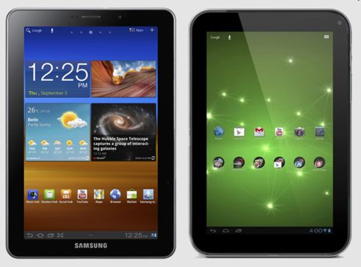 Samsung Galaxy Tab 7.7 против Toshiba Excite 7.7