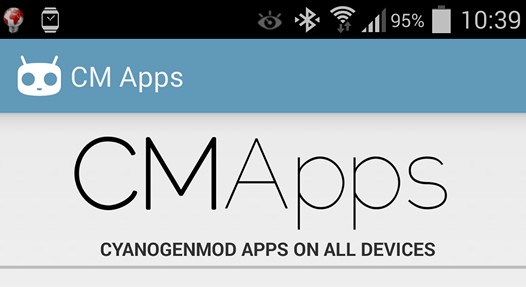 CM Apps. Возможность установки CyanogenMod приложений без перепрошивки вашего Android устройства