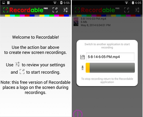 Записать скринкасты, видео общения в Skype или Google Hangouts на  Anndroid устройстве без необходимости получения root можно с помощью FREE screen recorder NO ROOT
