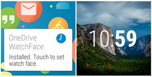 Программы для Android. Microsoft OneDrive Beta получило поддержку Watchface для Android Wear часов и фирменный просмотрщик PDF